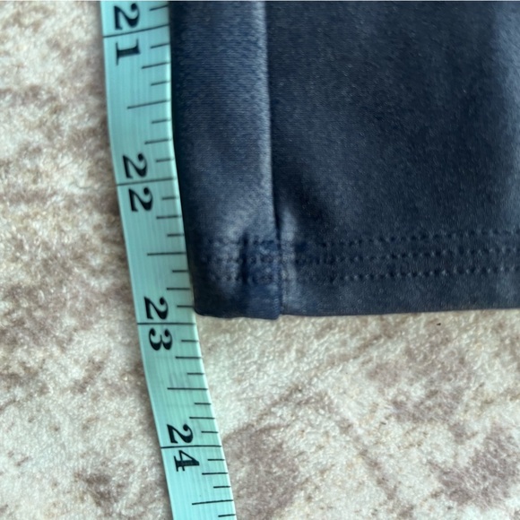 SPANX Faux Leather 7/8 Track Stripe Legging Size Medium - Picture 14 of 14